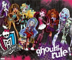 Puzzle Monster High – Ghouls Rule